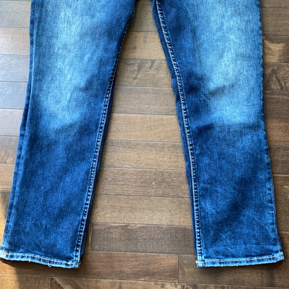 Silver Jeans Indigo Curvy Suki Capri Jeans Sz 29 - Picture 4 of 15